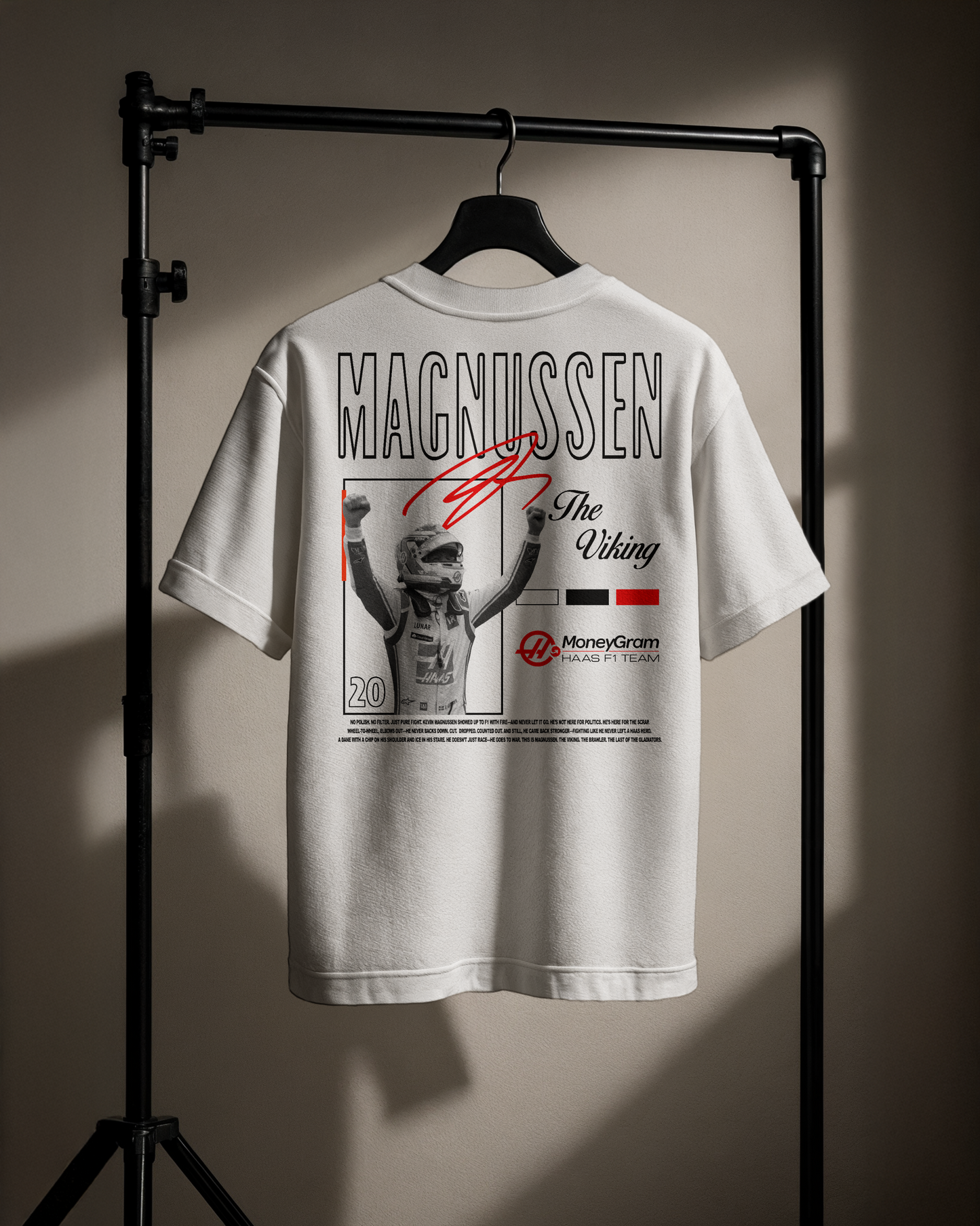 HAAS - Kevin Magnussen WHITE